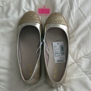 The Children's Place Gold and Silver Kids Shoes